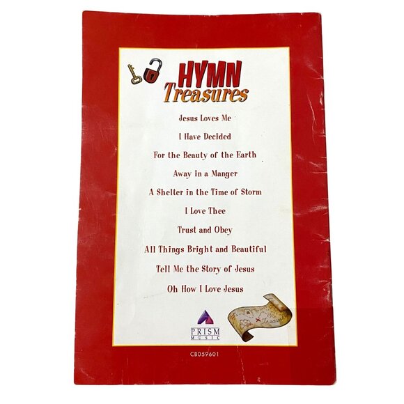 Vintage 90s Hymn Treasures Paperback Childrens Music Book Lot of 4 Homeschool - Picture 3 of 12